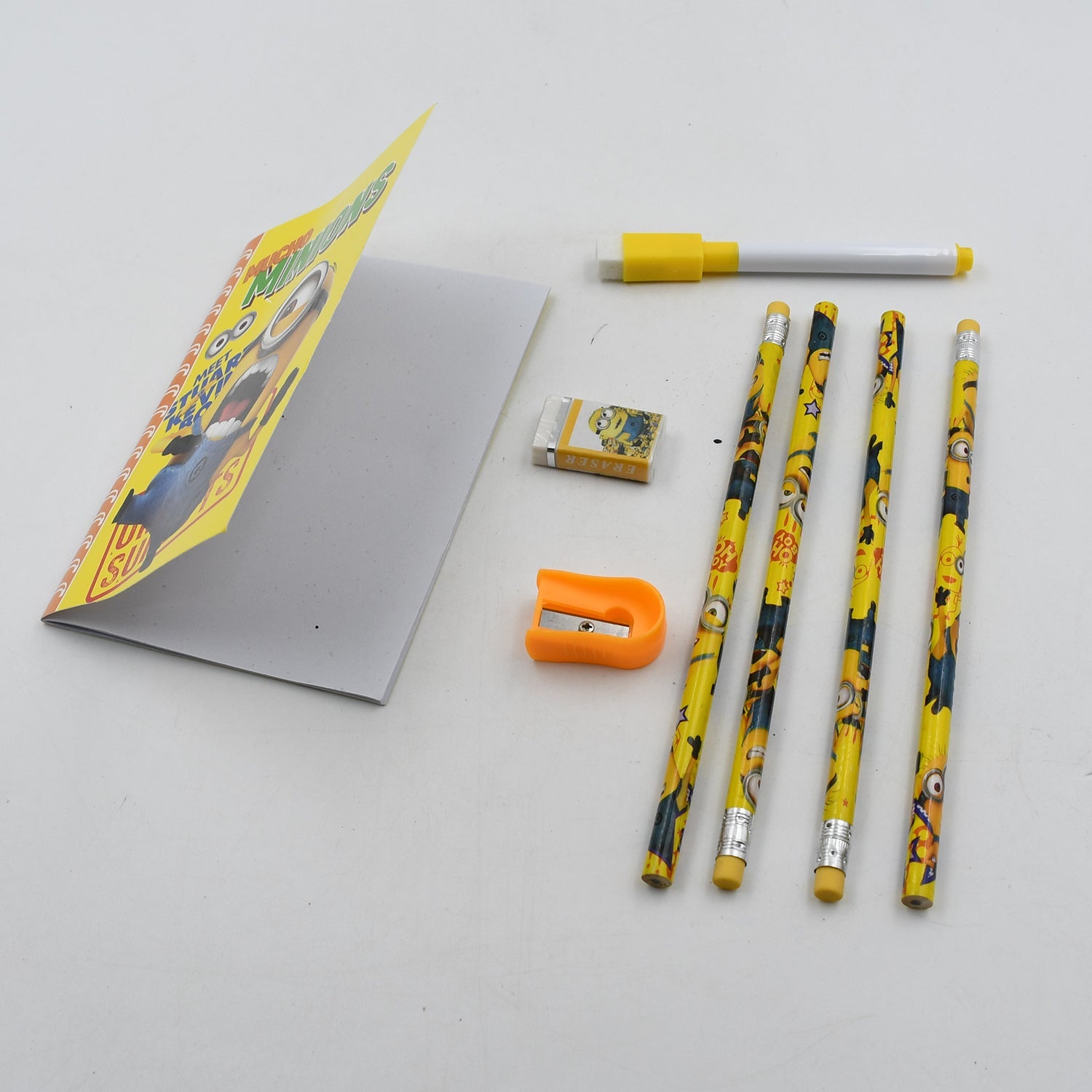 4600 8 PC SET STATIONARY SET INCLUDING 4 PENCIL RUBBER PENCIL SHARPENER 1SKETCH PEN & SMALL BOOK SCHOOL, OFFICE PRODUCT GIFT 4600 8 PC SET STATIONARY SET INCLUDING 4 PENCIL RUBBER PENCIL SHARPENER 1SKETCH PEN & SMALL BOOK SCHOOL, OFFICE PRODUCT GIFT